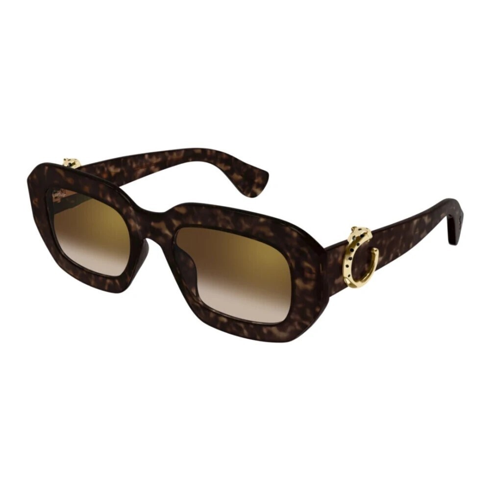 Cartier CT0546S-002 Sunglasses Havana Brown Acetate